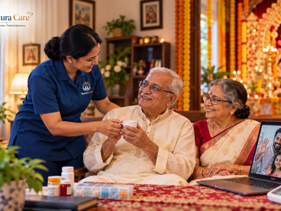 Durga Puja_ Elder care services in Kolkata